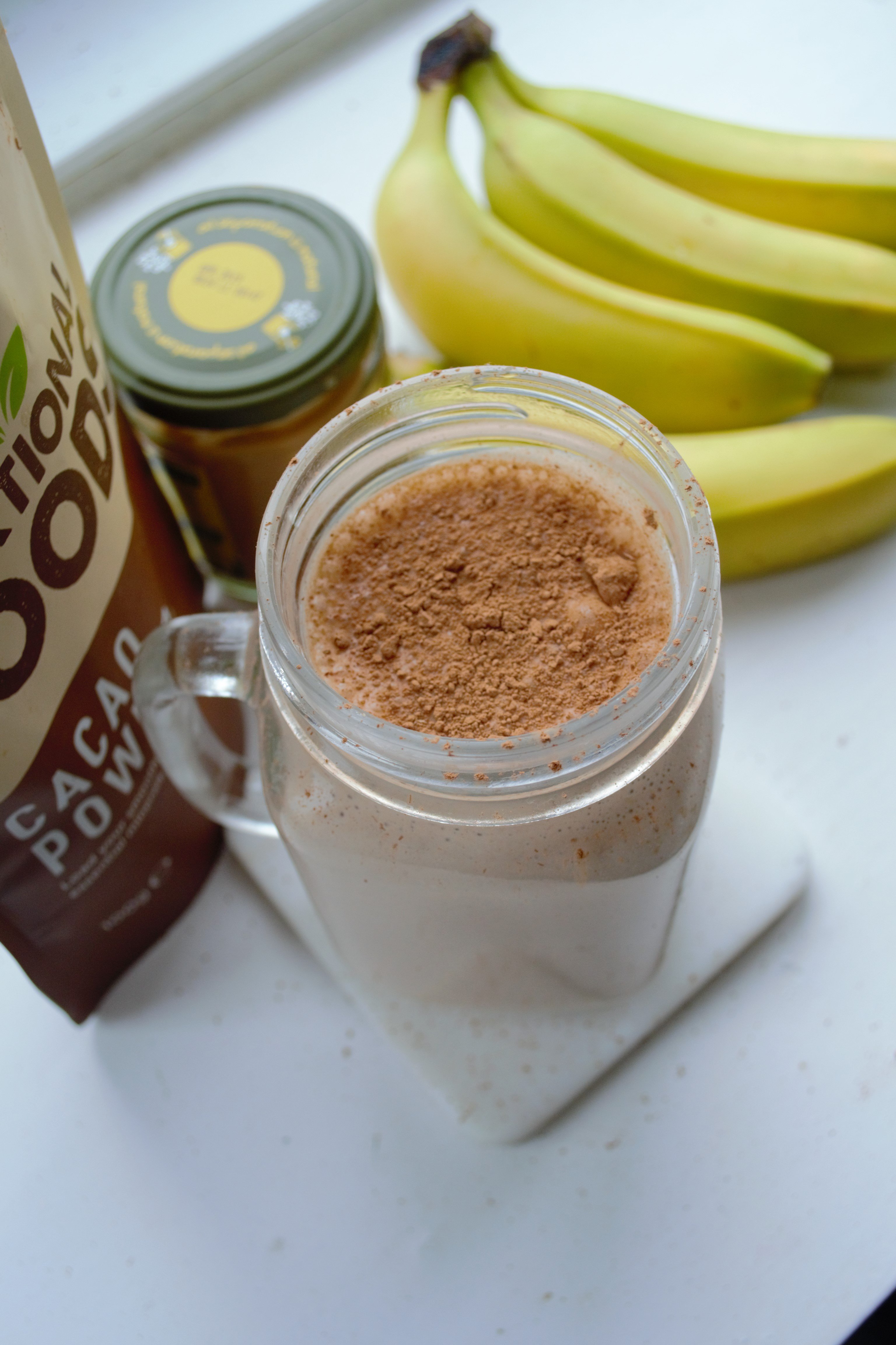 Coffee Cashew Banana Smoothie