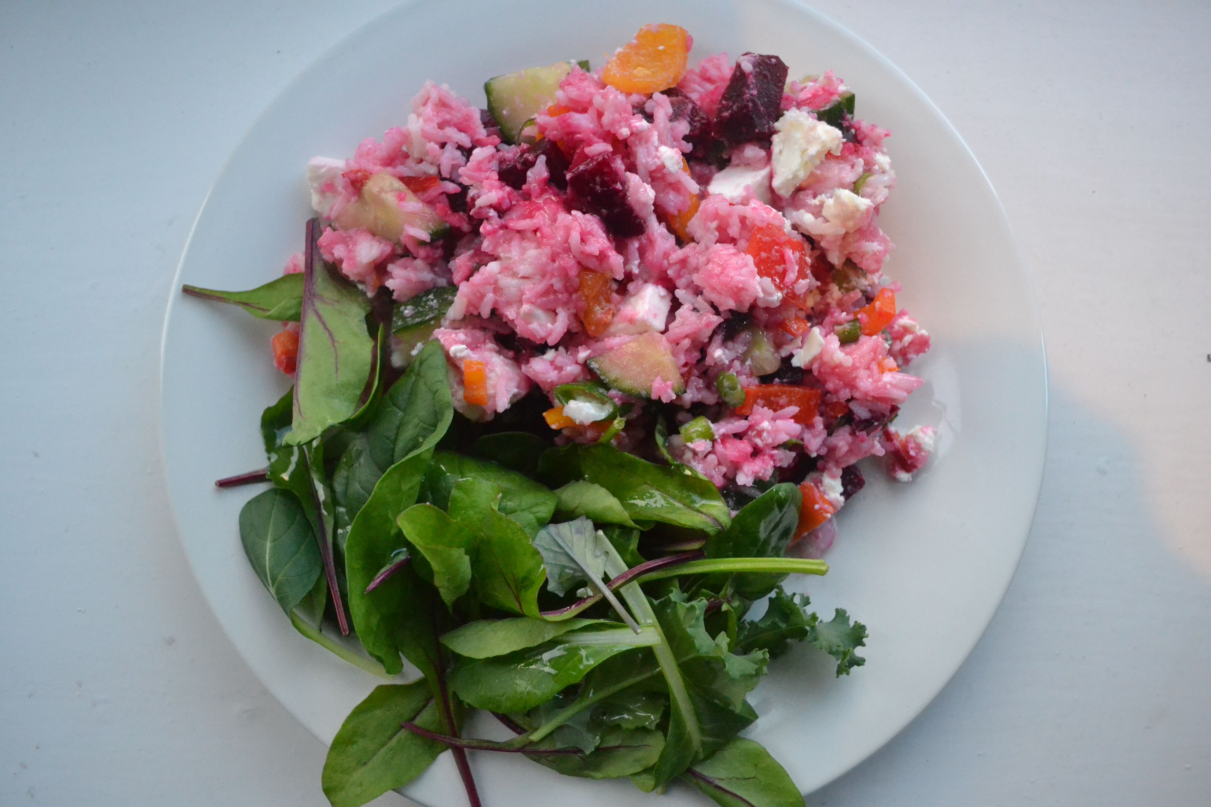 Beetroot and Feta Rice Salad