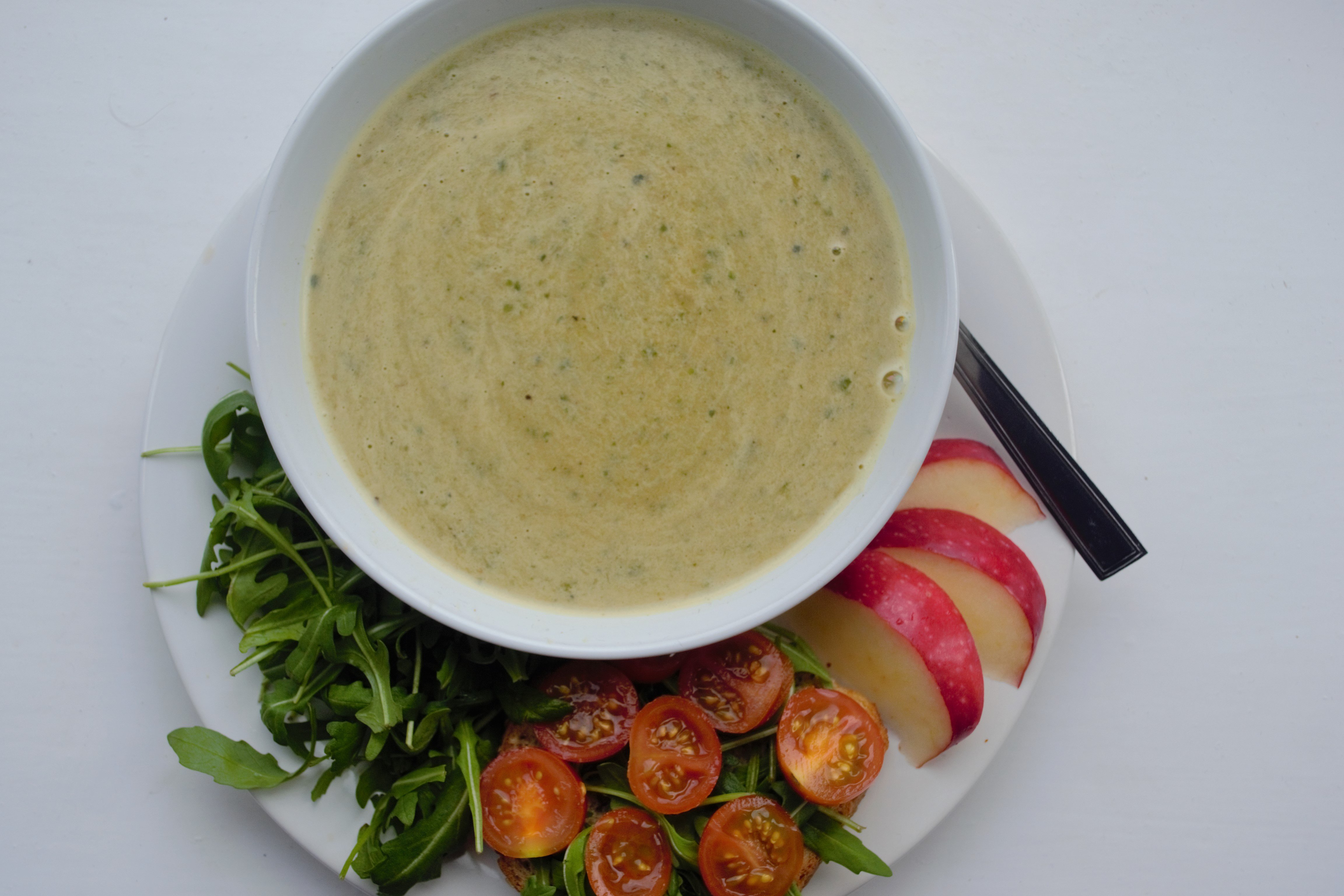 Courgette and Coconut Gluten free soup
