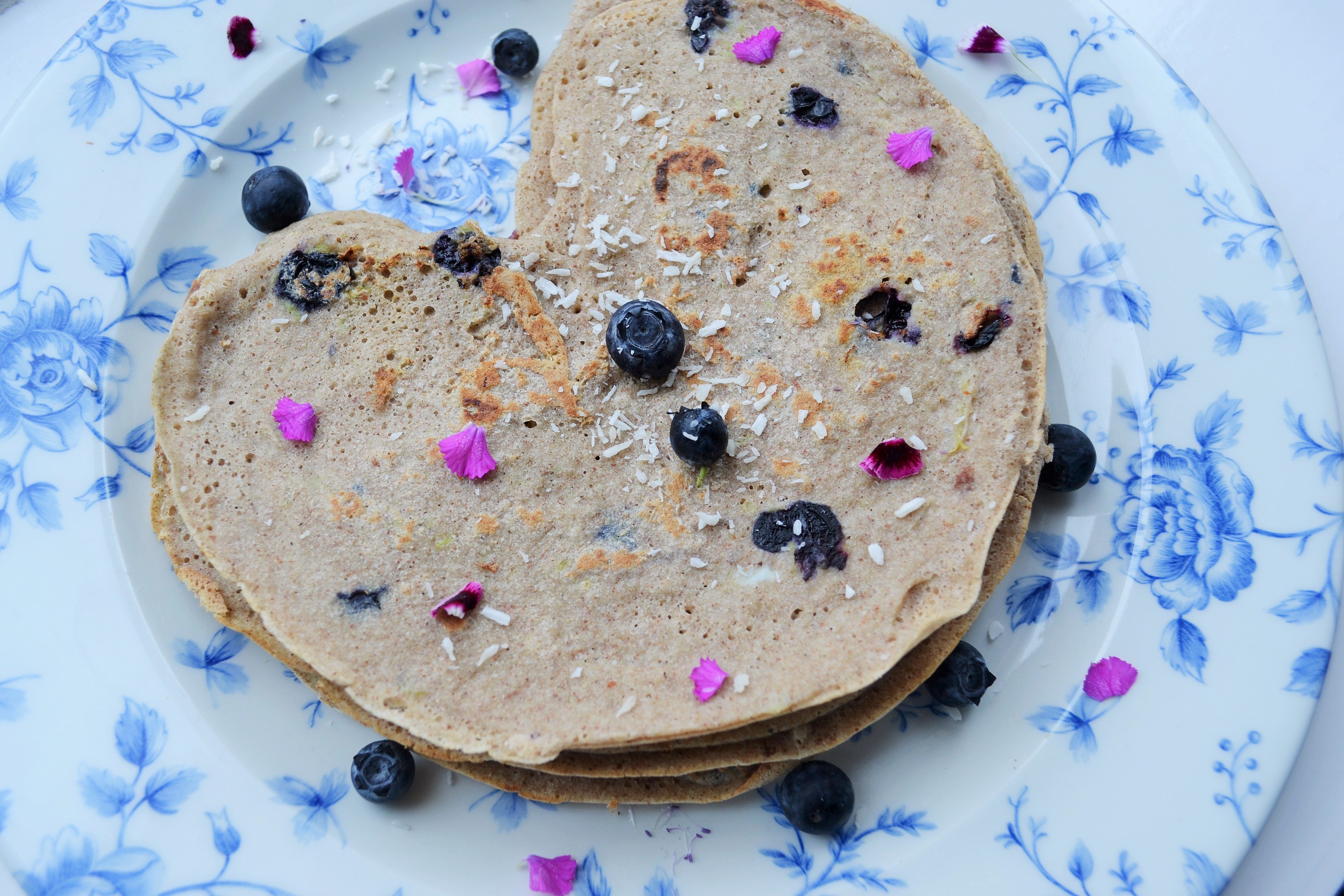 Buckwheat Blueberry Pancakes