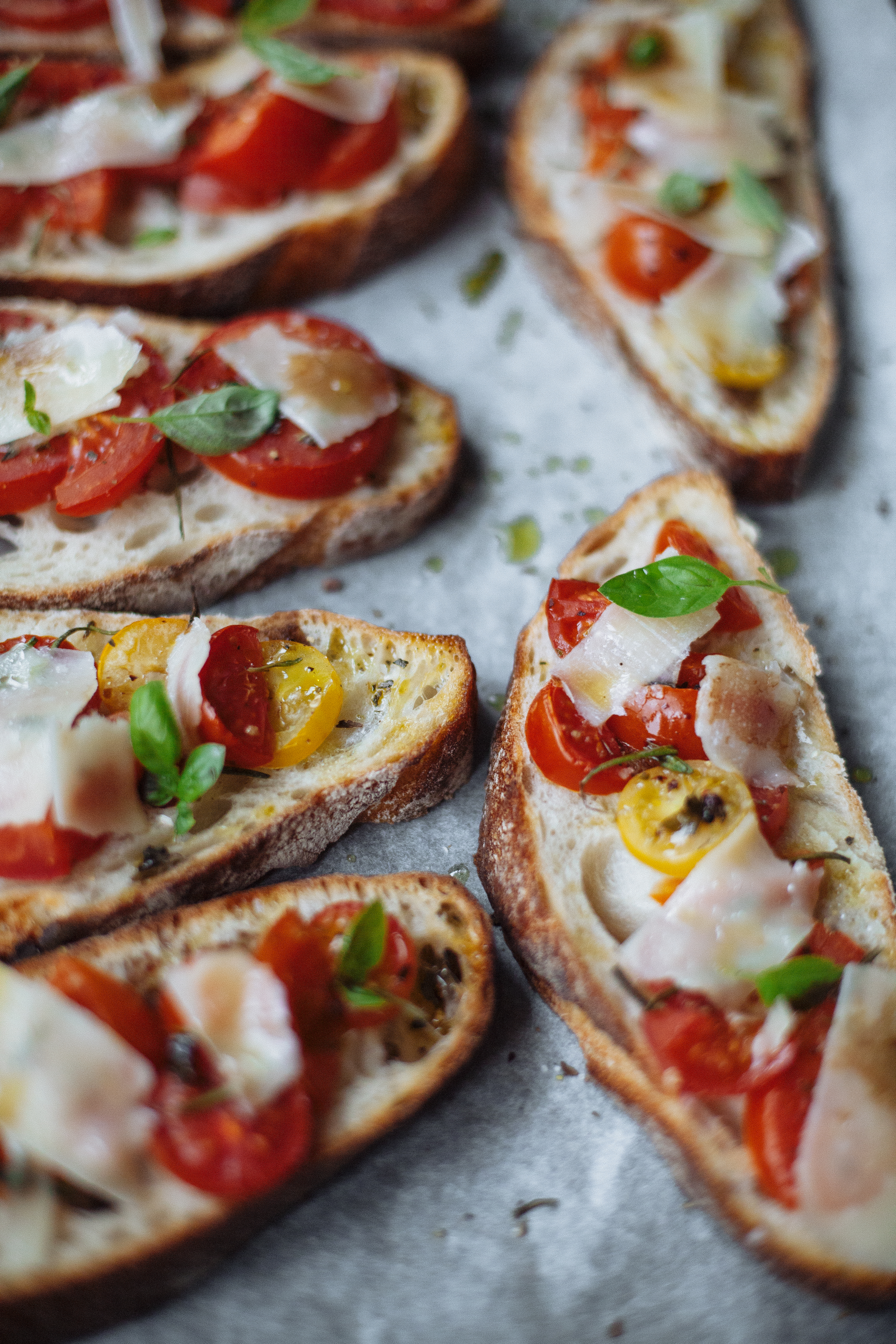 Gluten free healthy Bruschetta