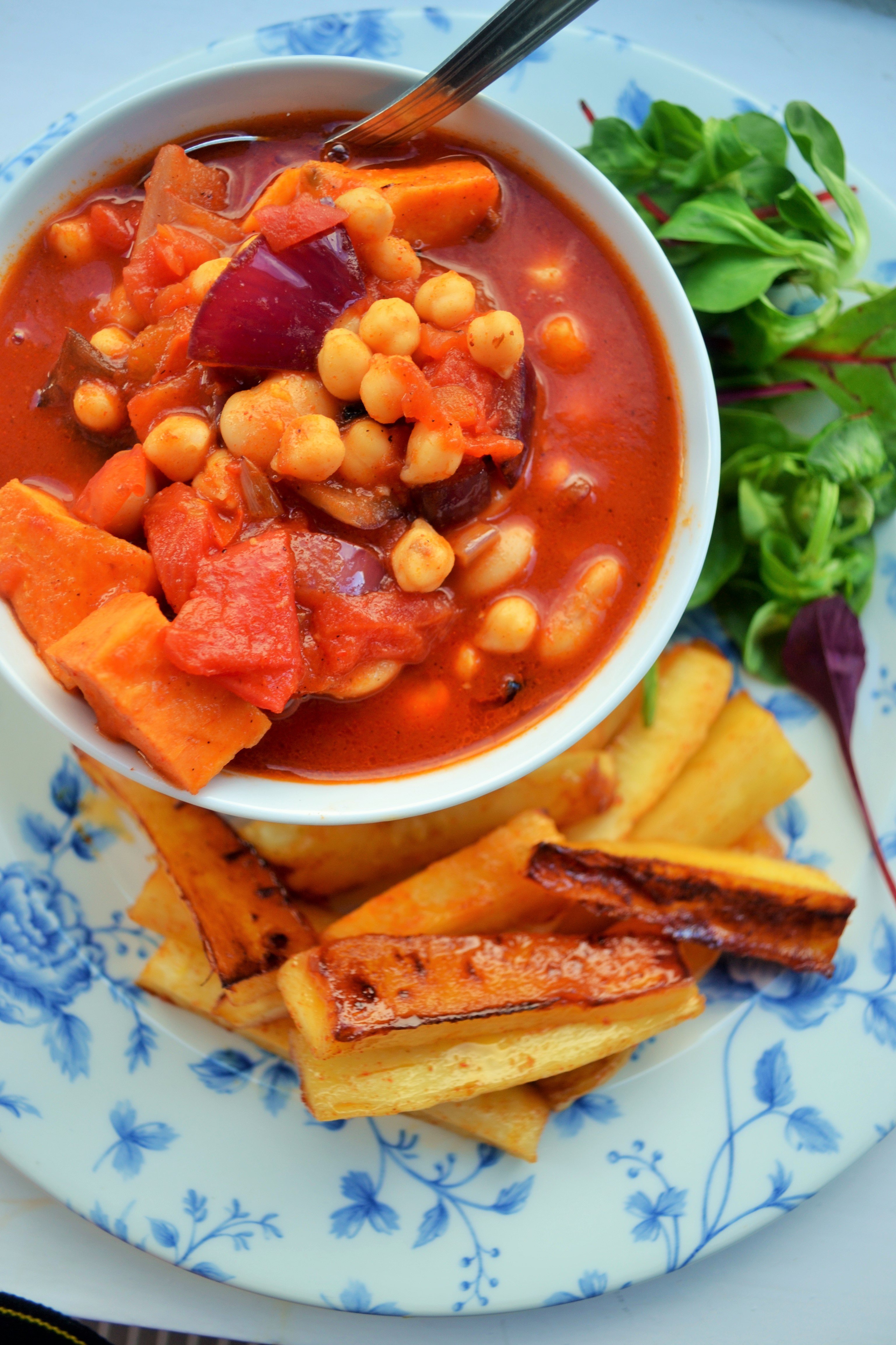 Chickpeas and Veg Hot Pot