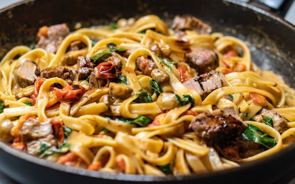 Tomato Linguine or Steak & Tomato Linguine