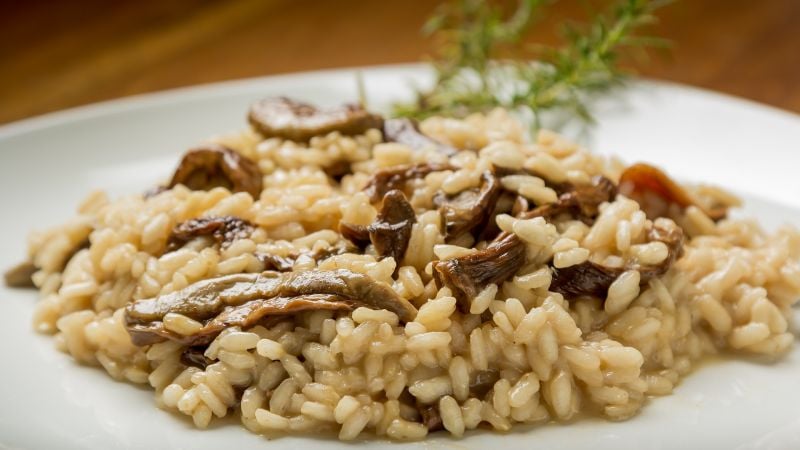 Vegan Mushroom Risotto 