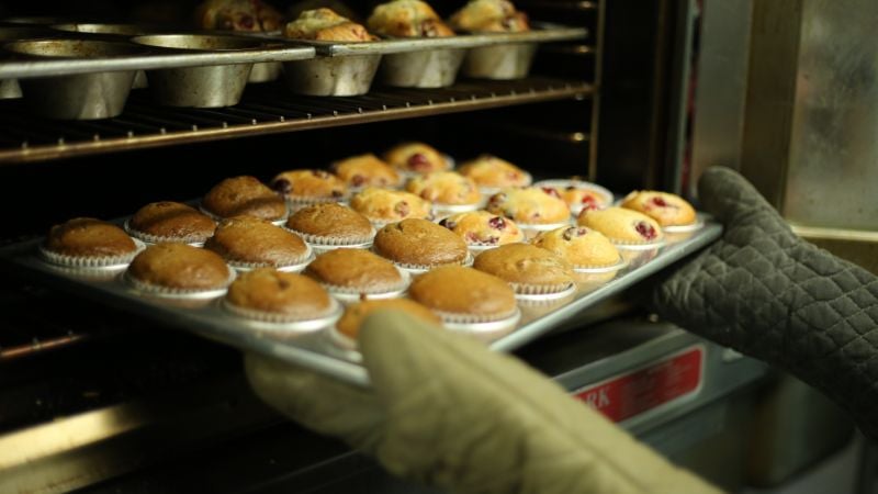 Gluten free Rhubarb Cupcakes 