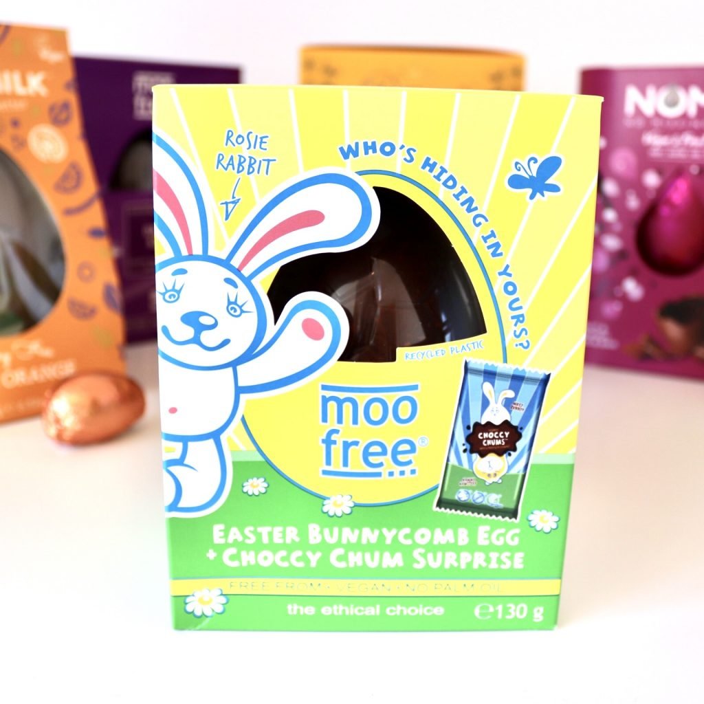 Moo Free Easter Bunnycombe Egg with Choccy Chum Surprise