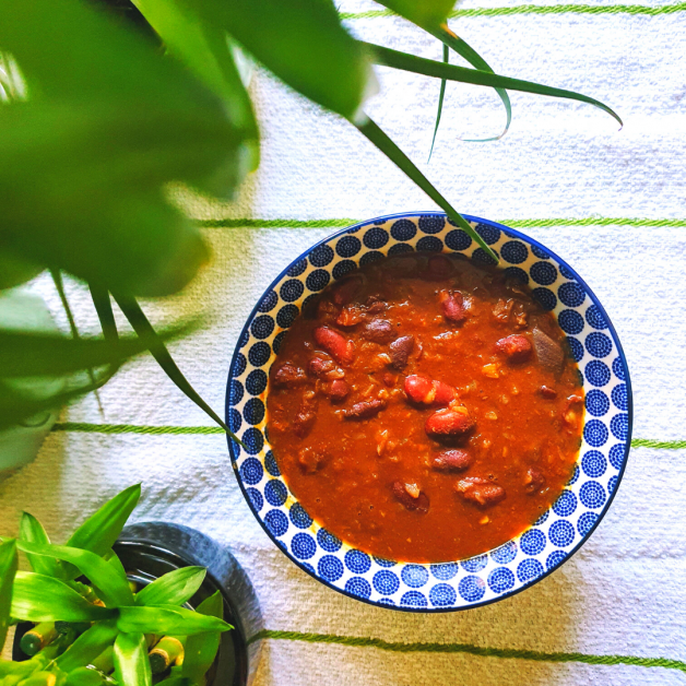 Vegan Indian styled Kidney Bean Curry