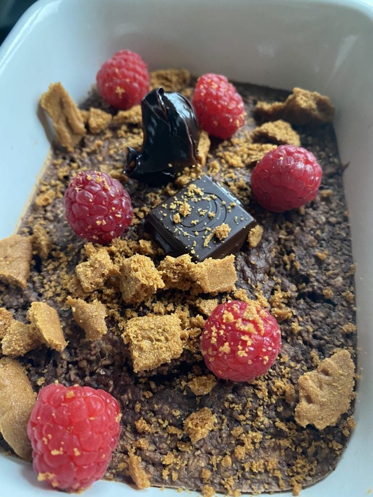 GF and Vegan Baked Oats