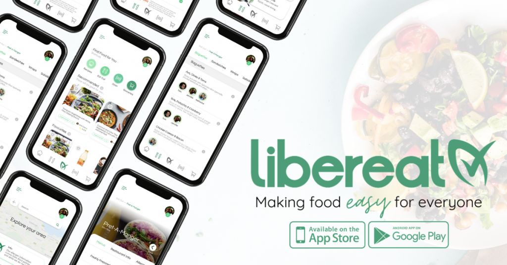 LiberEat Get The App Avoid Allergens Food Lifestyle Gluten Free Vegan Coeliac