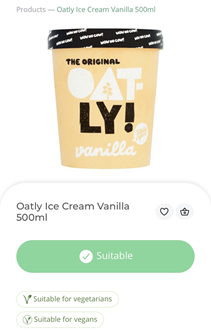 Oatly ice cream