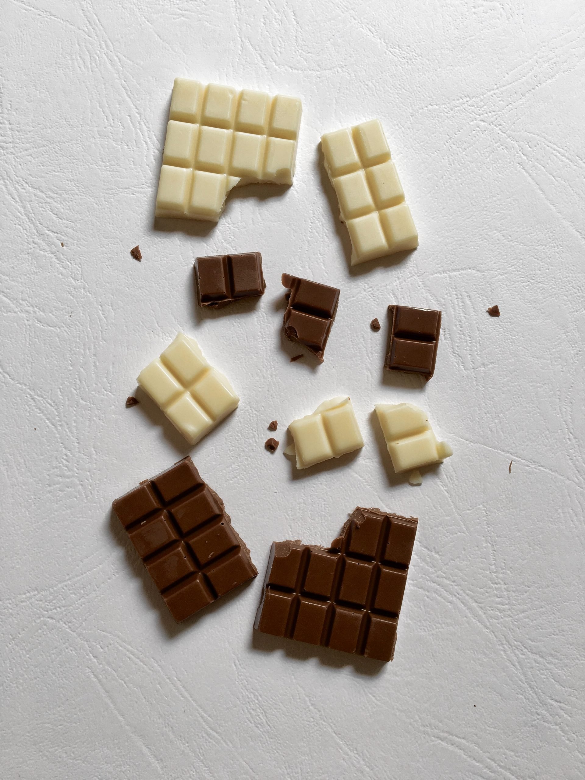 white chocolate candy bar with nuts