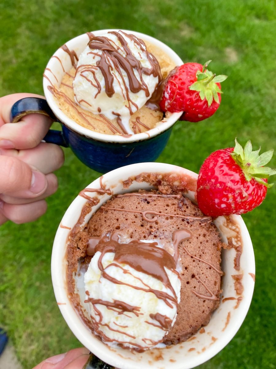 vegan and gf mug cake