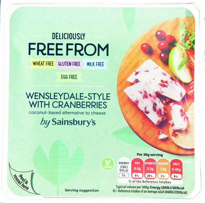 Sainsbury vegan cheese