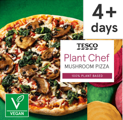 vegan tesco pizza