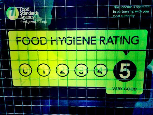 food safety five star rating