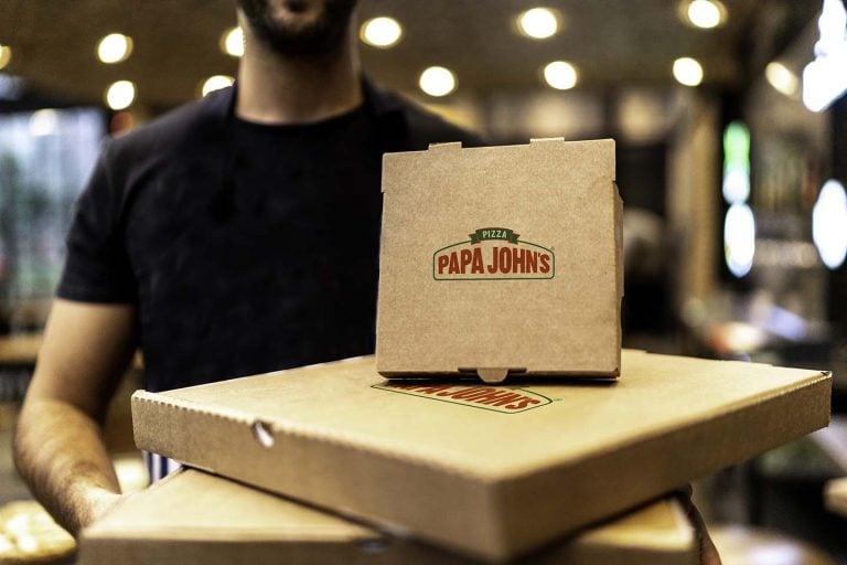 Papa Johns Packaging Takeaway food - food safety news